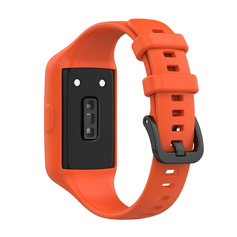 Integreret blødt silikone urbånd armbånd udskiftning af håndledsrem til Huawei Band 6 Band 7 Honor Band 6 Integreret blødt silikone urbånd armbånd udskiftning af håndledsrem til Huawei Band 6 Band 7 Honor Band 6